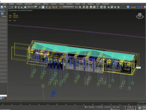 Modern Workspace 3D Model