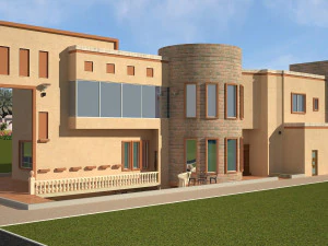 Moderne Villa 3D 3D Modell