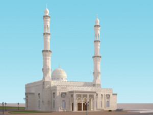 Mosque 3D 3D Model