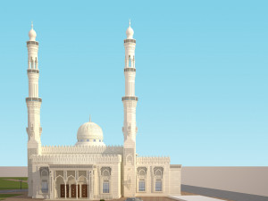 Mosque 3D Model 3D