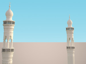 Mosque 3D Model 3D