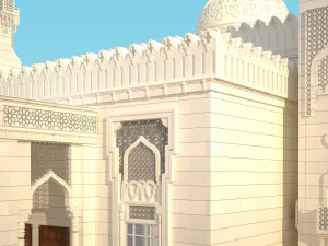 Mosque 3D 3D Model