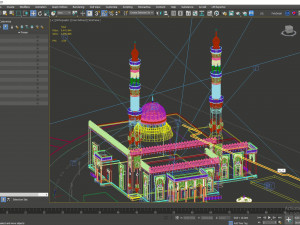Mosque 3D Model 3D