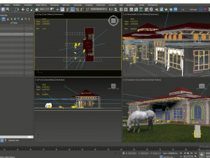 Stable horse 3D मॉडल