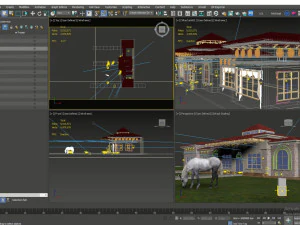 Stable horse 3D Model
