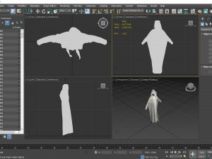 Men2 Arab Cloak- Beshit with embroidery 3D Model