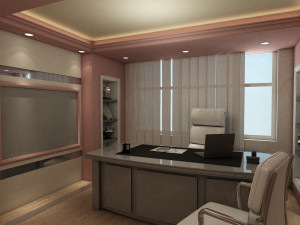 Modern Office Interior Modèle 3D