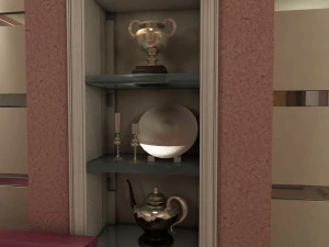 现代办公室室内设计 3D 模型