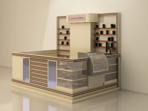 3D Exhibition Stand 01 3D Model