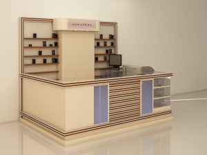 3D Exhibition Stand 01 Model 3D