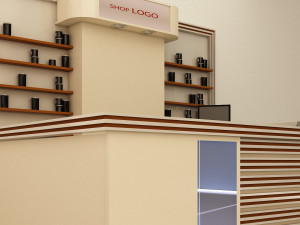 3D Exhibition Stand 01 Model 3D