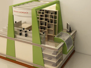 3D Exhibition Stand 02 3D Model