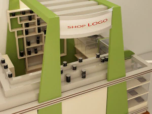 3D Exhibition Stand 02 3D Model