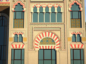 Majestic 3D Andalusian Palace 3D Model