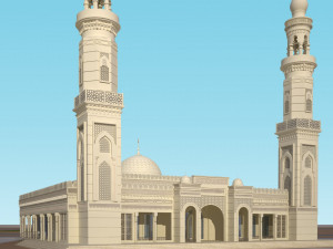 Mosque 3D No2 3D Model