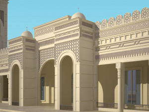 Mosque 3D No2 3D Model