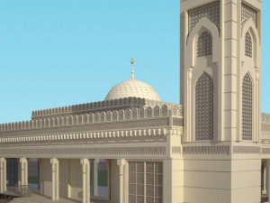 Mosque 3D No2 3D Model