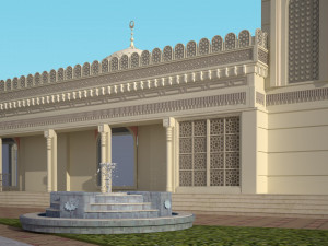Mosque 3D No2 3D Model