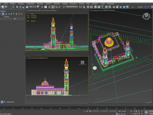 Mosque 3D No2 3D Model