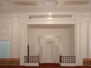 Interior Design 3D Mosque 3D 모델