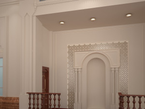 Interior Design 3D Mosque 3D 모델