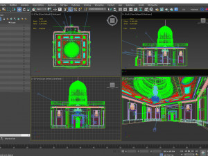 Interior Design 3D Mosque 3D 모델