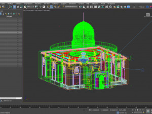 Interior Design 3D Mosque 3D 모델