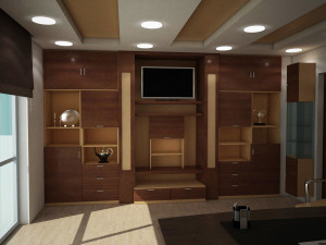 Office with Cabinet 3D मॉडल