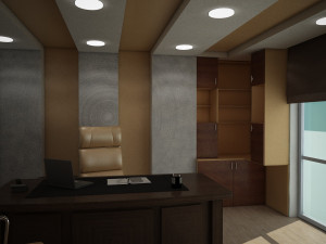 Office with Cabinet 3D 模型