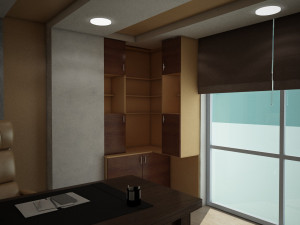 Office with Cabinet 3D 模型