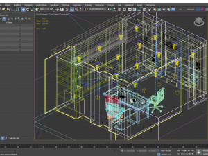 Office with Cabinet 3D 模型