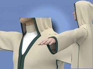 Moroccan Men Kaftan - Zprj ProjectOBJ FBX Model 3D