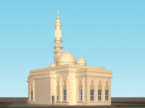 Mosque 3D No3 3D 模型