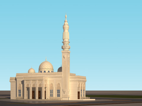 Mosque 3D No3 3D 模型