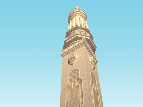 Mosque 3D No3 3D 模型