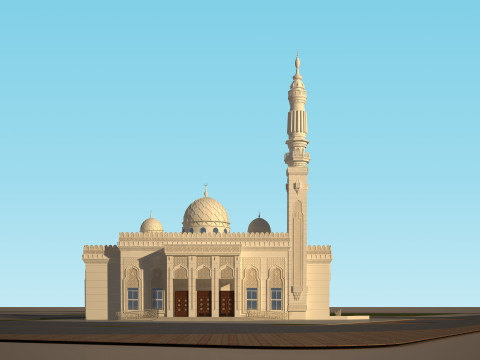 Mosque 3D No3 3D 模型