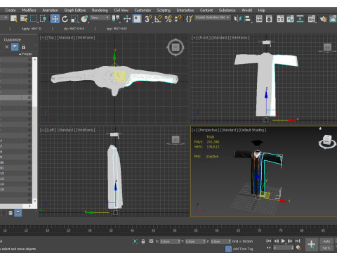 Graduation Outfit 3D - Zprj ProjectOBJ FBX Model 3D