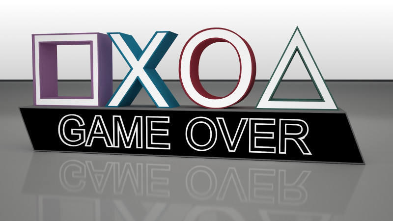 PlayStation Icons 3D Модель .c4d .max .obj .3ds .fbx .stl .blend 
