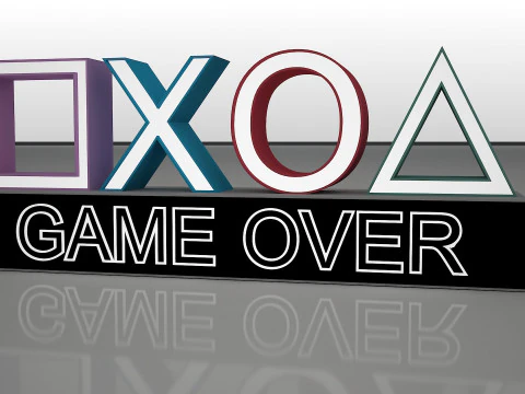 PlayStation-iconen 3D Model