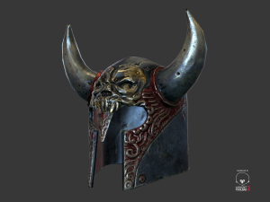 helmet v001 lowpoly Modèle 3D