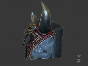 helmet v001 lowpoly Modèle 3D