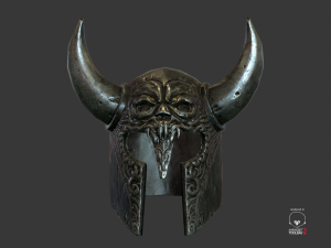 helmet v001 lowpoly Modèle 3D