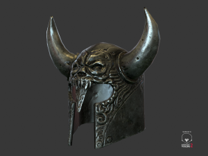 helmet v001 lowpoly Modèle 3D