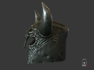 helmet v001 lowpoly Modèle 3D