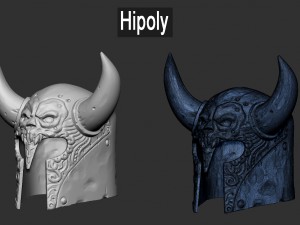 helmet v001 lowpoly Modèle 3D