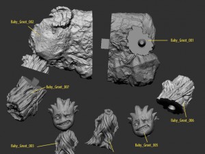 baby groot 3d print model 3D Принт Модель