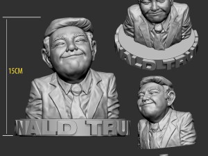 donald trump 3d print model 3D Print Model