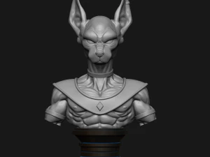 patung cetak 3d patung birus bust - model cetak file birus stl Model Cetak 3D