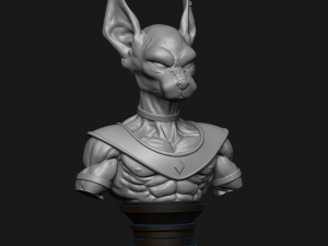 beerus bust 3d printing figurine - beerus stl files print model 3D Print Model