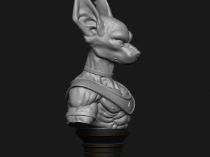 beerus bust 3d printing figurine - beerus stl files print model 3D Print Model